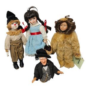 Vintage Seymour Mann Wizard of Oz Dolls 10" Figures 1970s Plus Mego Wizard Toys